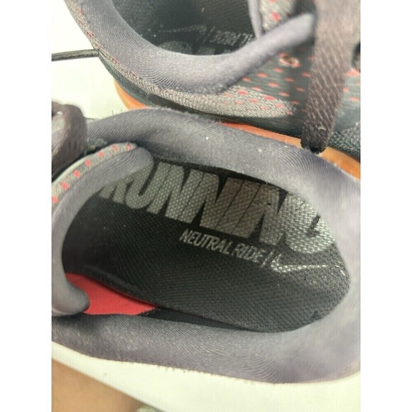 Nike Airmax Air Max Neutral Ride Black Neon Orange 8 Running Shoes Trainers - Picture 7 of 10